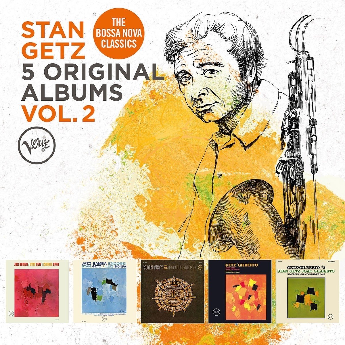 Stan Getz - 5 Original Albums, Vol. 2 (5 CD) (Remastered)