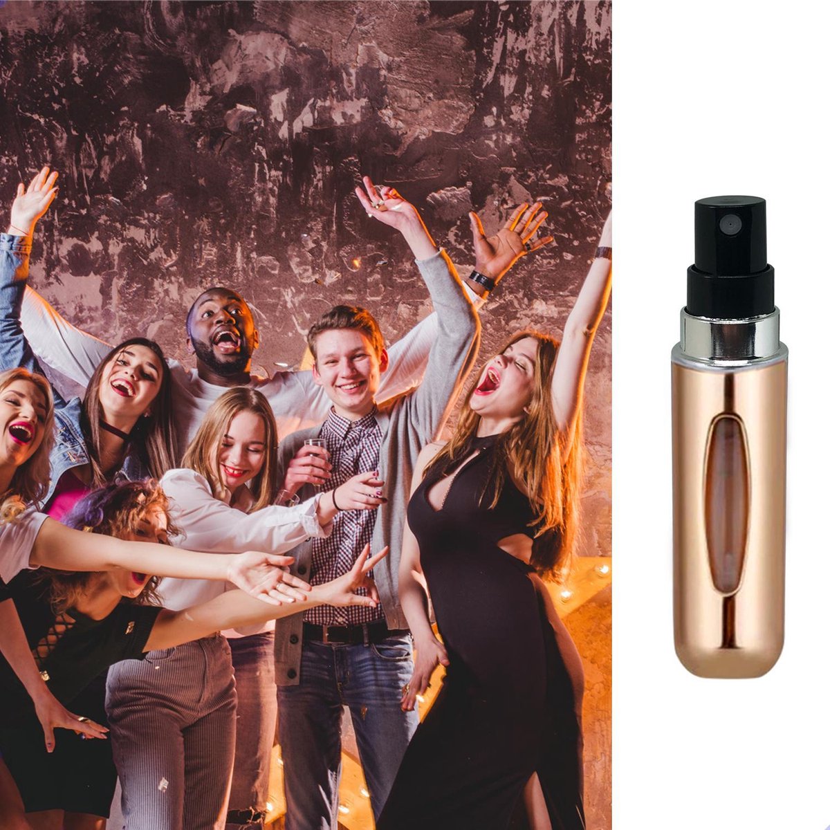 Mini Parfum Flesje | Lipstick Formaat Navulbare Parfum Verstuiver van Merkloos / Sans marque — cadeau in Verzorging - foto 4