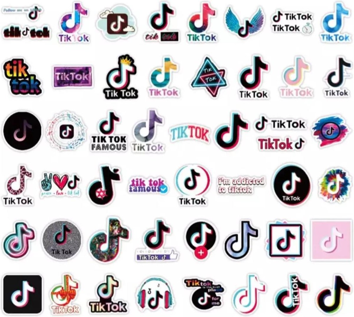 TikTok 50 Stickers voor kinderen|Stickers|TikTok|50 stuks | bol.com