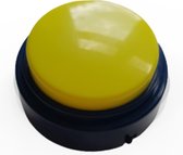 Soundbutton mini, geel, recordable - sound button / knop met geluid - hebbeding, kantoorartikel