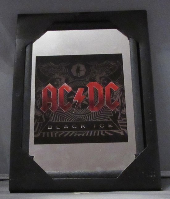 miroir AC/ DC Black Ice 22cm x 32cm