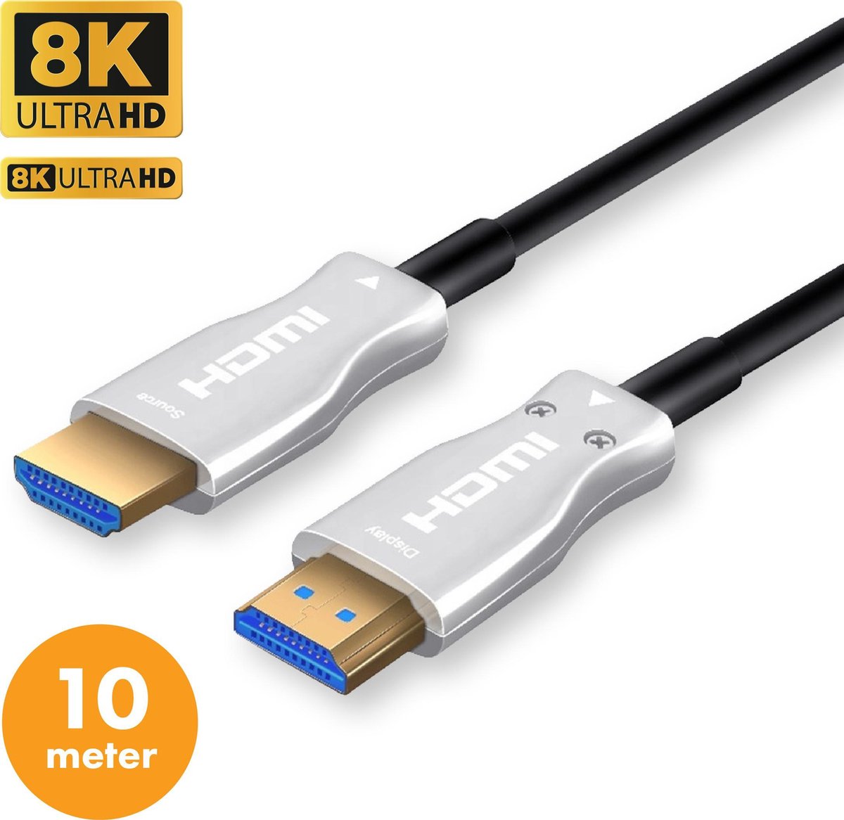 Câble Qnected® Active HDMI 2.1 10 mètres - 4K@120Hz, 8K@60Hz
