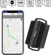 GPS tracker met sterke magneten Live-tracking IP66 Waterdichte GPS-positionering tegen diefstal Motorfietsen Gratis app zonder abonnement Max. 90 dagen stand-by