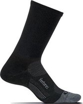Feetures - Cushion Crew Merino+ - Charcoal/Brillant Blue - XL