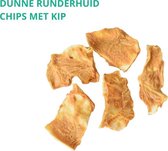 Aware Pet Products - Hondensnack - 2 X 100 Gram - Dubbelzijdig dunne runderhuid chips met kip - Kauwsnack -