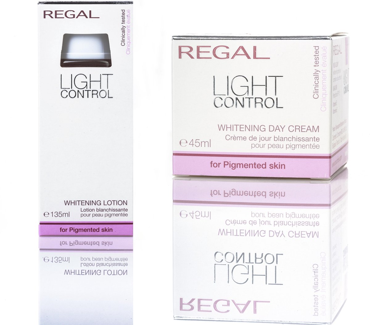 Regal Whitening Light Control Set - Pigmentvlekken Verwijderen - Pigmentvlekken Creme - Lotion - 180ML