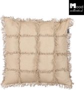 In The Mood Kenneth Kussen 50 x 50 x 10 cm - Div Kleuren - 2 stuks - Beige