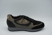 Helioform- 250.012- Zwarte sneaker met beige-K- maat 4 ( 37)