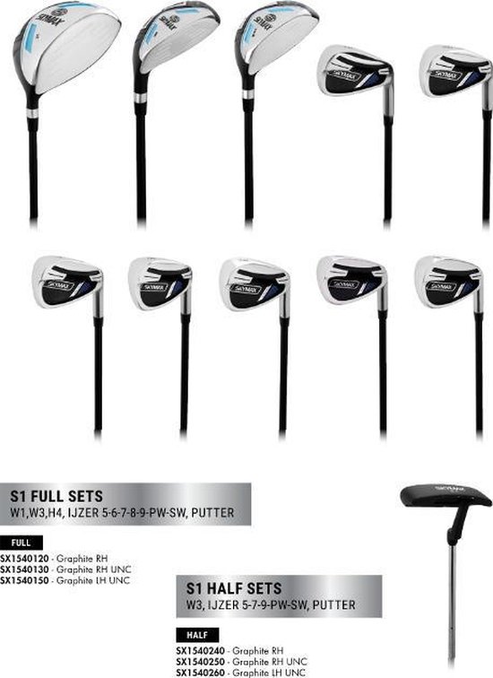 Skymax S1 Complete Dames Golfset Rechtshandig | bol.com