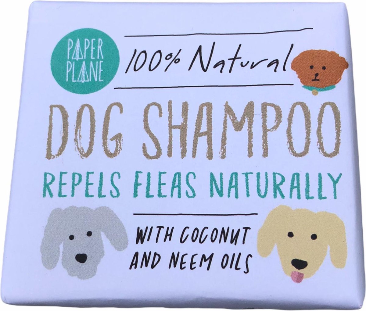Paper Plane - Shampooing chien - Shampoo bar - Vegan - 100% naturel |  bol.com