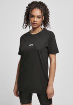 Urban Classics Dames Tshirt -XL- OFF EMB Zwart