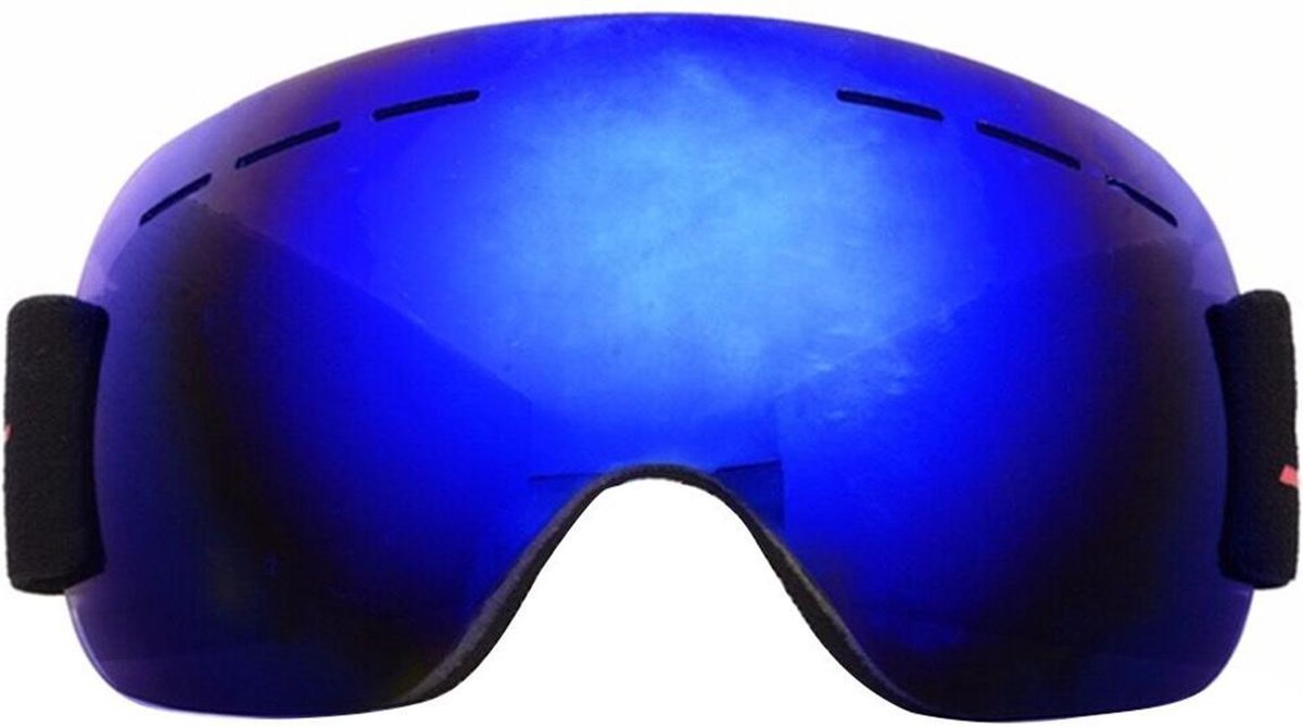 Oversized Skibril Blauw - Anti condens - UV Bescherming - Unisex - ULTIEM KADO - GRATIS SNEEUWSCHOENEN