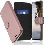 Accezz Xtreme Wallet Booktype voor de iPhone 13 Pro hoesje booktype - Rose goud