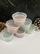 Wax (geur) melts Winter mix grote cups , handmade,  de wax is plantaardig, natuurlijk en biologisch afbreekbaar, koosjer en niet op dieren getest!!