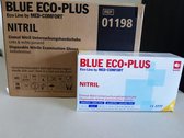 Blue Eco-plus nitril (carton 10 doosjes x 100 stuks) Maat S