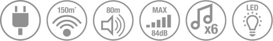 Honeywell Home DC313NP2 - Draadloze deurbel - Wit - Met slaap/stille modus — afbeelding 5