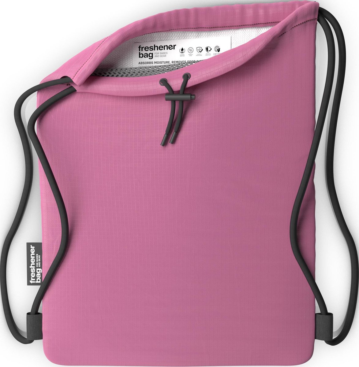 SmellWell - Sporttas XL - fitness - Tas - Sport - rugzak - rugtas - geen stinkende schoenen en kleding - Pink
