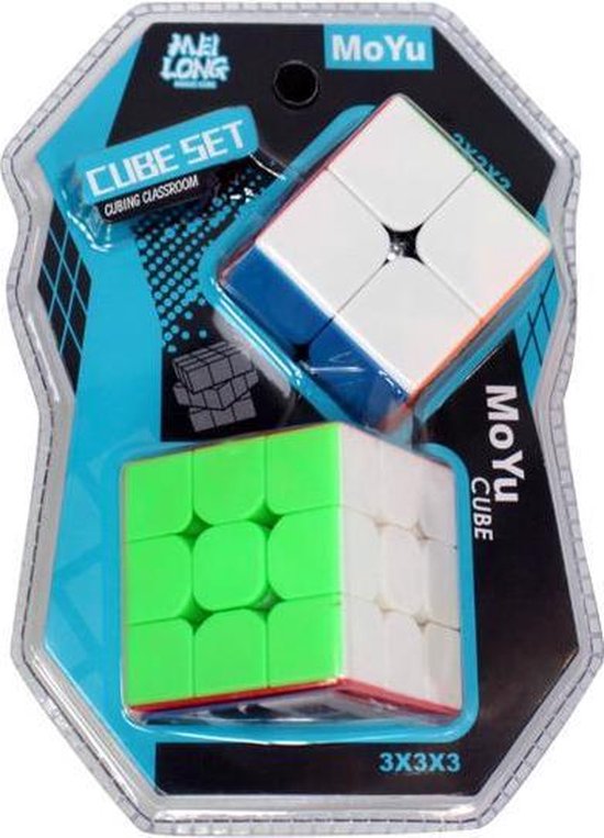 Thumbnail van een extra afbeelding van het spel Moyu - Speed Cube Set - 3x3 - 2x2 - Upgraded versie - Breinbreker - Kubus