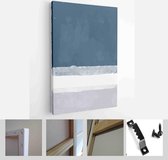 Set of Abstract Hand Painted Illustrations for Postcard, Social Media Banner, Brochure Cover Design or Wall Decoration Background - Modern Art Canvas - Vertical - 1881200350 - 50*4