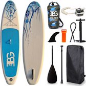 BG® sup board - 332 CM maat 11.0 - Complete set -  Tot 180 KG! - Extra stabiel - 332 CM X 82 X 15 CM - Stand Up Paddle Board - Dubbellaags -  allround beginner - supboard - unisex