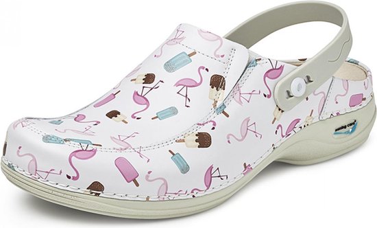 Wash&Go - Wasbare Medische Klompen - Clogs - Open met Elastiek