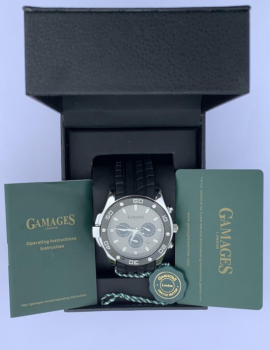Gamages - Herenhorloge - Yacht Timer - GA0011 Steel | bol.com