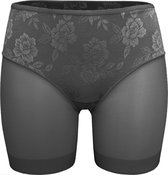 Fine Woman Corrigerende Shorts 21057 – Bloemenpatroon – Zwart maat M/L