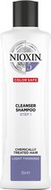 Nioxin System 5 Cleanser 300ml - Normale shampoo vrouwen - Voor Beschadigd haar/Droog haar/Gekleurd haar