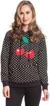 Pussy Deluxe Hoodie/trui -XXL- Big Cherry Zwart