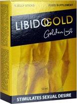 Libido Gold Golden Lust - Lustopwekker Voor Man En Vrouw - 5 sachets