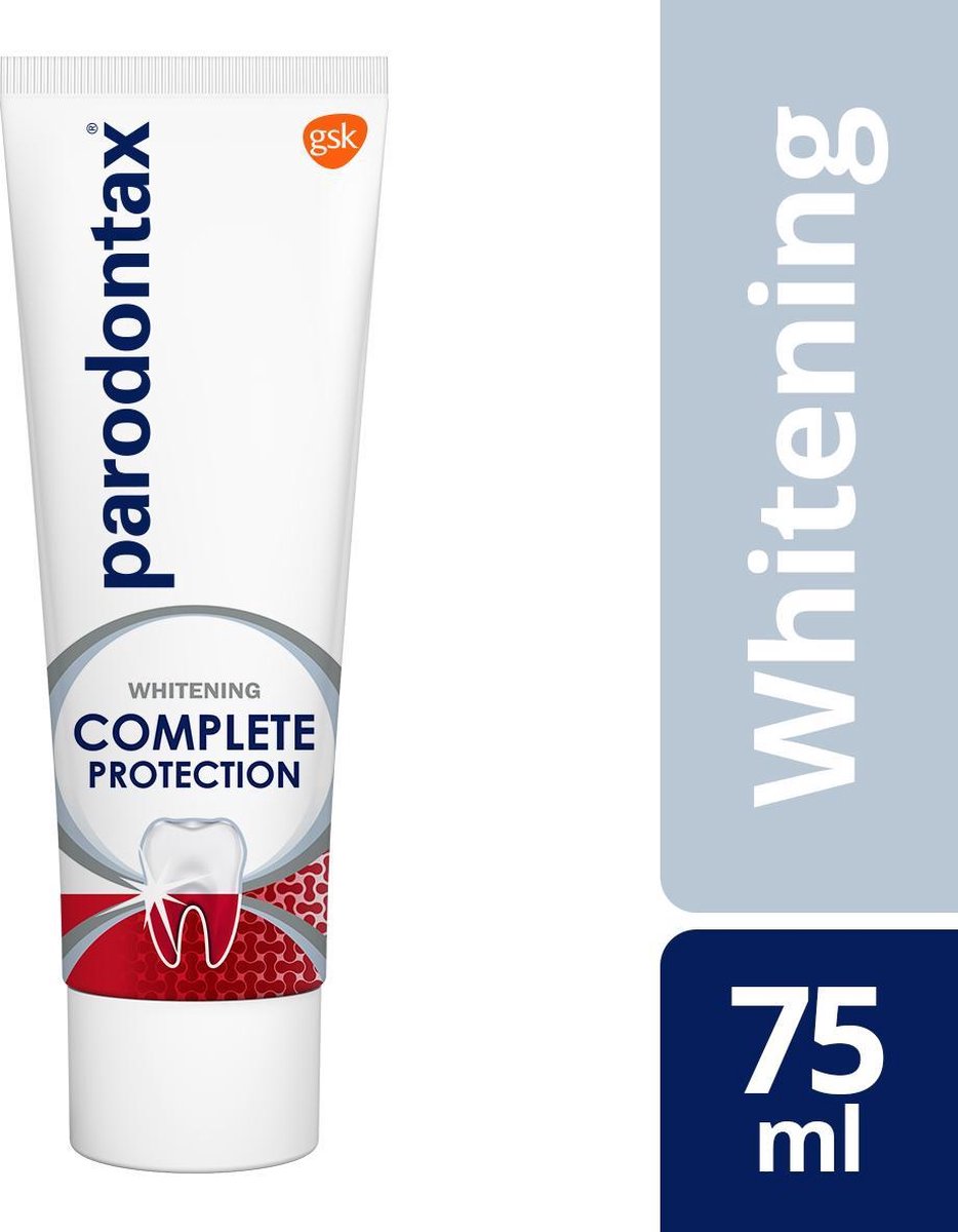 Parodontax Complete Protection Whitening - Tandpasta - tegen bloedend tandvlees - 75 ml
