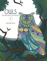 Owls- Owls Coloring Book for Grown-Ups 1