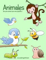 Animales Para Niños Pequeños- Animales libro para colorear para niños pequeños 1