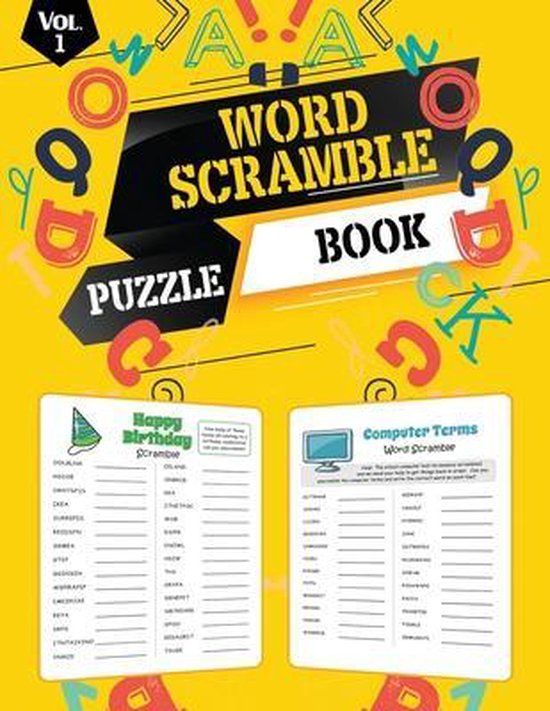 Word Scramble Puzzle Book, CraftGenie 9781639960088 Boeken