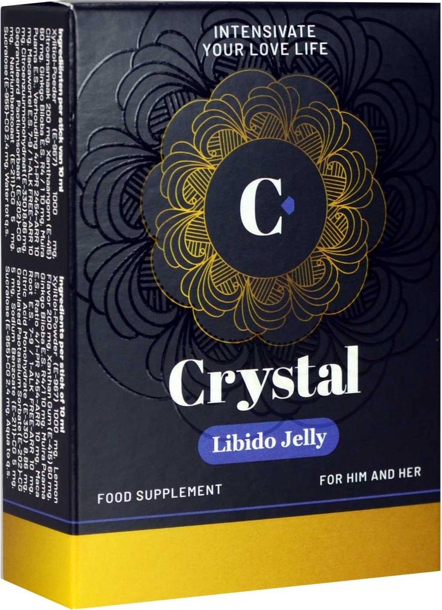 Goedkoopste Crystal - Libido Jelly - Lustopwekker - 5 sachets