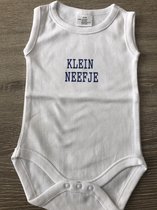WDLS- Baby-Romper-klein neefje-maat 74/80 -bedrukt rompertje