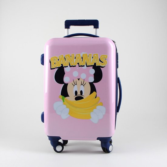 Disney Koffer Minnie Bananas Junior 55 Cm Abs Roze/geel - 42 l