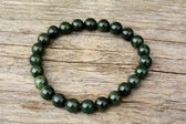 Groene Jade edelsteen kralen armband - 8 mm