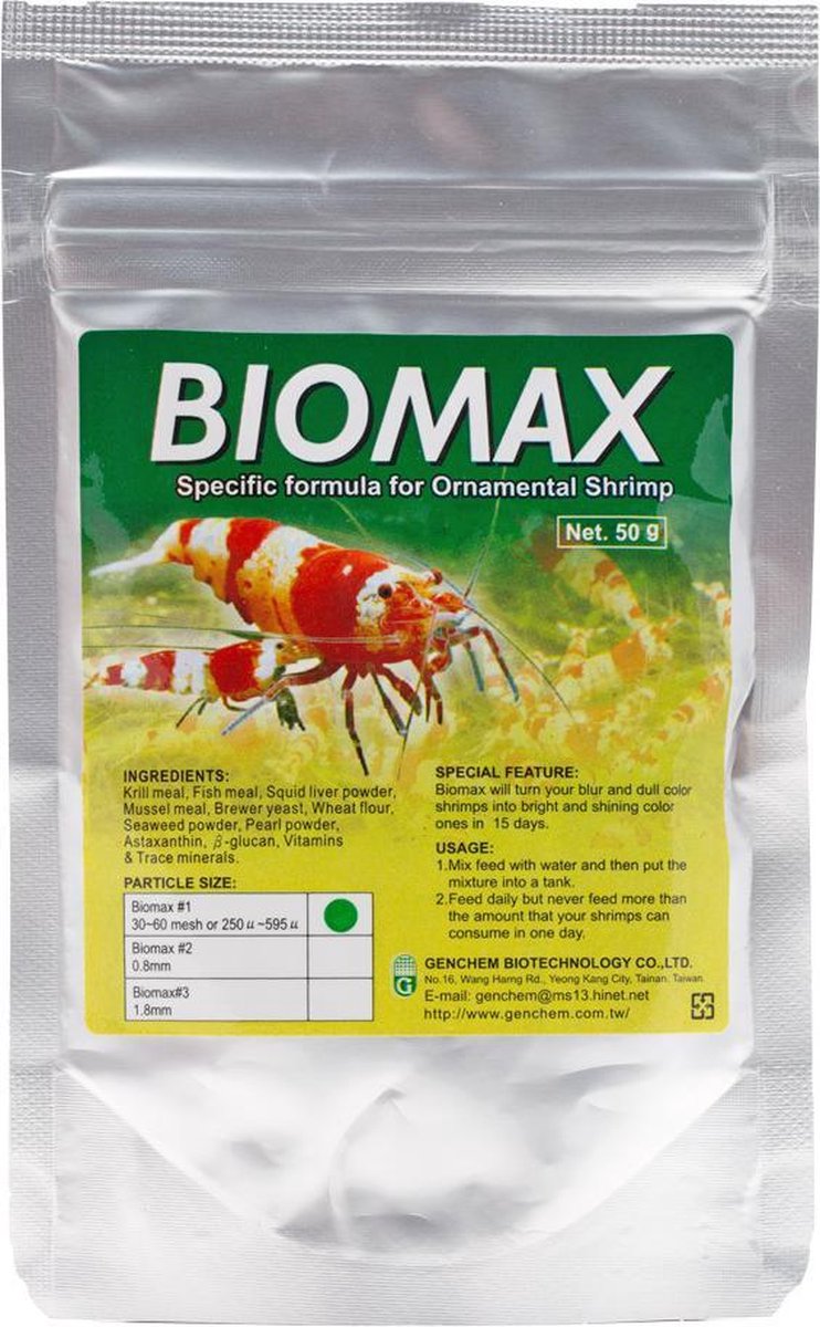 Biomax garnalenvoer size 2