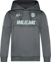 Malelions Junior Sport Warming Up Hoodie - Antra/Mint - 10 | 140