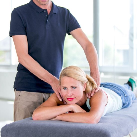 Hoeslaken massagetafel Grijs - Met uitsparing | MediPreventie