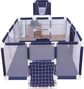 Speelbox – Blauw – Playpen - Grondbox  – Campingbox – Kruipbox – Campingledikant ‖ De fijnste en veiligste speelplek voor jouw kind