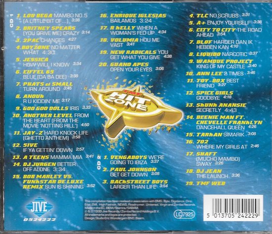 emotioneel Luidspreker rijstwijn TMF Hitzone: Best of 99, various artists | CD (album) | Muziek | bol.com