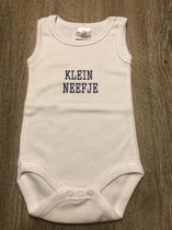 WDLS- Baby Romper- Klein Neefje- Maat 50/56- Bedrukt rompertje