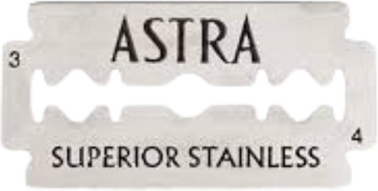 Astra Razor Blade Scheermesjes mannen - 100st - Double Edge scheermesjes - Shavette - Voor gezicht - safety razor blades