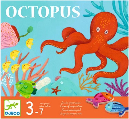 Thumbnail van een extra afbeelding van het spel Djeco Octopus Hengelspel DJ08405