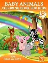 Musago Coloring Book for Kids- Baby Animals Coloring Book For Kids Ages 4-8