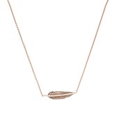 Selected Jewels Evy Valerie Ketting  (Lengte: 40.00-45.00 cm) - Roségoudkleurig