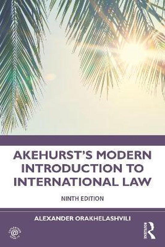 Akehurst's Modern Introduction to International Law - cover