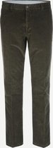 Steppin' Out Herfst/Winter 2021  Blair Washed Cord Chino Mannen - Slim Fit - Katoen - Groen (52)